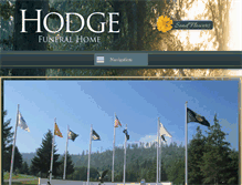 Tablet Screenshot of hodgefuneralhome.com